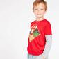 Camiseta Marvel Rojo Gris Niño (2-8)