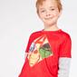 Camiseta Marvel Rojo Gris Niño (2-8)