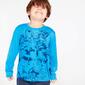 Camiseta Marvel Azul Niño (2-8)
