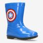 Botas Agua Capitán América Azules Niños