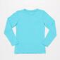 Camiseta Manga Larga Azul Junior Up Basic