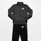 Chándal Nike Negro Gris Niño (10-16)