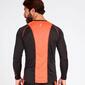 Camiseta Manga Larga Running Ipso Combi Negra