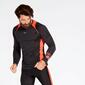 Camiseta Manga Larga Running Ipso Combi Negra