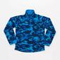 Forro Polar Junior Azul Camuflaje Up Basic