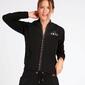 Chaqueta Capucha Fila Negro