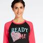 Camiseta Manga Larga Rosa Up Stamps