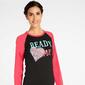 Camiseta Manga Larga Rosa Up Stamps