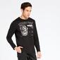 Camiseta Manga Larga Star Wars Negra Hombre