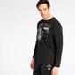 Camiseta Manga Larga Star Wars Negra Hombre