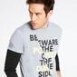 Camiseta Star Wars Hombre Gris