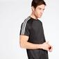 Camiseta adidas D2M Negra