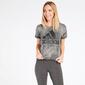 Camiseta Crop adidas Gris