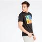 Camiseta Reebok Negra