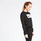 Sudadera Crop Nike Negra