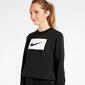 Sudadera Crop Nike Negra
