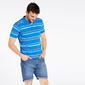 Polo Azul Rayas Up Basic