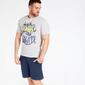 Camiseta Gris Up Stamps