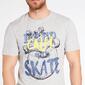 Camiseta Gris Up Stamps