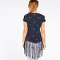 Camiseta Flecos Silver Tropic