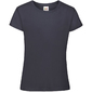 T-shirt Fruit Of The Loom Sofspun - Azul T-shirt Fruit Of The Loom Sofspun - Azul