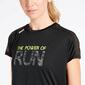 Camiseta Running Negra Ipso Experience