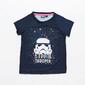 Camiseta Star Wars Azul Niña