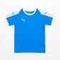 Camiseta Puma Liga Azul Junior