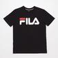 Camiseta Negra Fila Heritage Junior