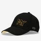 Gorra Negra NY Hombre Silver Gorra Negra NY Hombre Silver