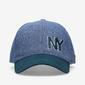 Gorra Vaquera NY Hombre Silver