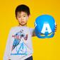 Camiseta Manga Larga Capitán América Niño