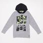 Camiseta Capucha Silver London Junior