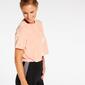 Camiseta Crop Silver Velour