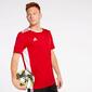 adidas Entrada 18 - Rojo - Camiseta Fútbol Hombre 