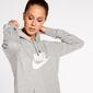 Nike Heritage Gris Sudadera Capucha Mujer Nike Heritage Gris Sudadera Capucha Mujer