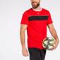 T-shirt Team Quest Basic - Vermelho - Futebol Homem T-shirt Team Quest Basic - Vermelho - Futebol Homem