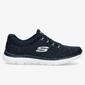Skechers Summits - Azul - Sapatilhas Running Mulher Skechers Summits - Azul - Sapatilhas Running Mulher