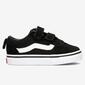 Vans Ward Negro-Blanco Zapatillas Velcro Niño Vans Ward Negro-Blanco Zapatillas Velcro Niño