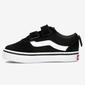 Vans Ward Negro-Blanco Zapatillas Velcro Niño Vans Ward Negro-Blanco Zapatillas Velcro Niño