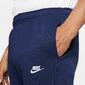 Calças Nike Club logo - Azul - Calças Punho Homem 