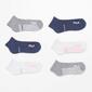 Calcetines Cortos Fila - Gris - Calcetines Mujer Calcetines Cortos Fila - Gris - Calcetines Mujer