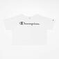 Champion Multilogo - Negro - Camiseta Manga Corta Mujer Champion Multilogo - Negro - Camiseta Manga Corta Mujer