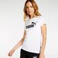 Puma Biglogo - Blanco - Camiseta Mujer Puma Biglogo - Blanco - Camiseta Mujer