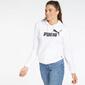 Puma Essentials - Blanco - Sudadera Capucha Mujer Puma Essentials - Blanco - Sudadera Capucha Mujer