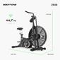 Bicicleta Estática Bodytone ZRO-B Aire - Preto - Indoor 