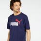 Puma Logo Plus - Marino - Camiseta Hombre Puma Logo Plus - Marino - Camiseta Hombre