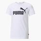 Puma Essentials Logo - Blanco - Camiseta Chico Puma Essentials Logo - Blanco - Camiseta Chico