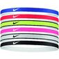 Nike Swoosh 6PK - Multicolor - Cinta Pelo 