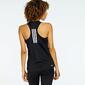 adidas 3 Stripes - Negro - Camiseta Fitness Mujer 